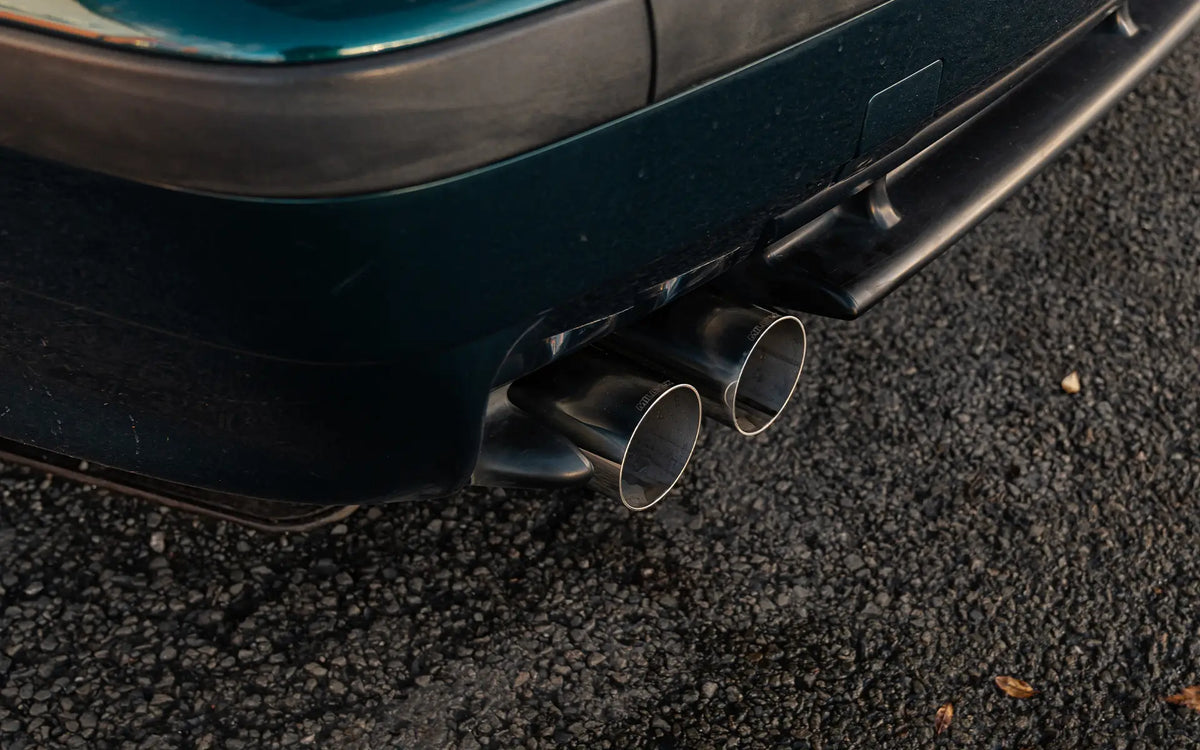BMW E36 M3 - Cat-back With OEM+ Single Wall Polished 70mm Tips