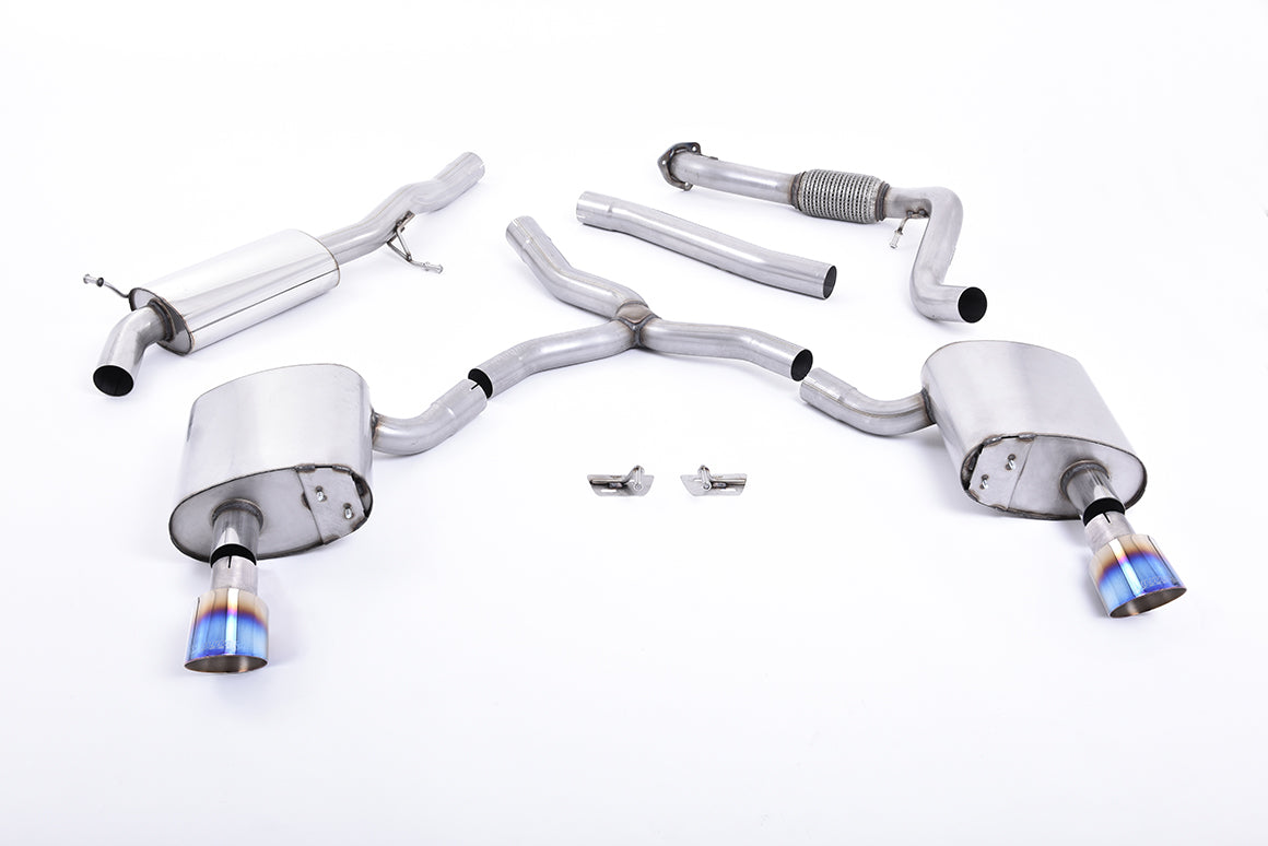 Audi A4 2.0 TFSI B9 Quattro Saloon & Avant (Non-GPF Models Inc Mild Hybrid & Without Brace Bars) Exhaust System (Without Brace Bars) – view 9