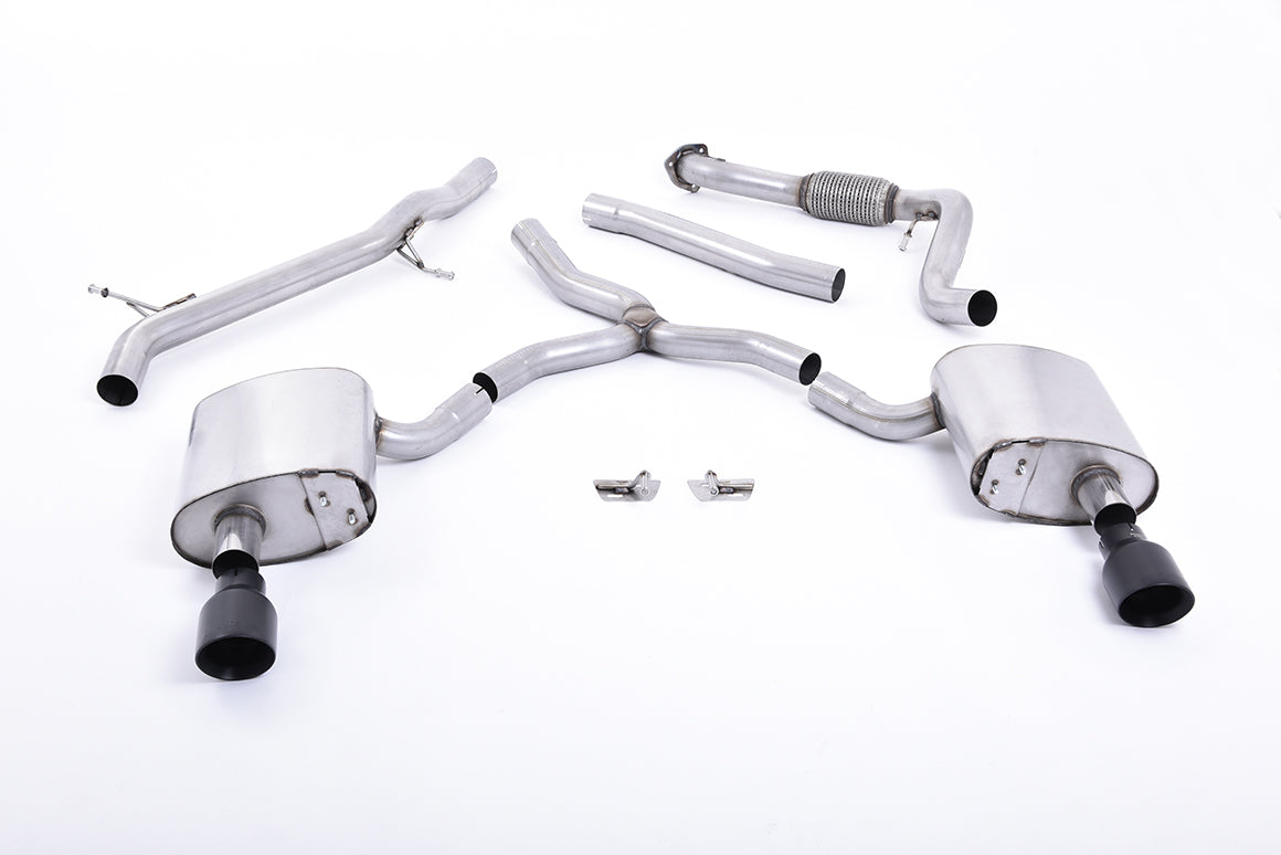 Audi A4 2.0 TFSI B9 Quattro Saloon & Avant (Non-GPF Models Inc Mild Hybrid & Without Brace Bars) Exhaust System (Without Brace Bars) – view 2