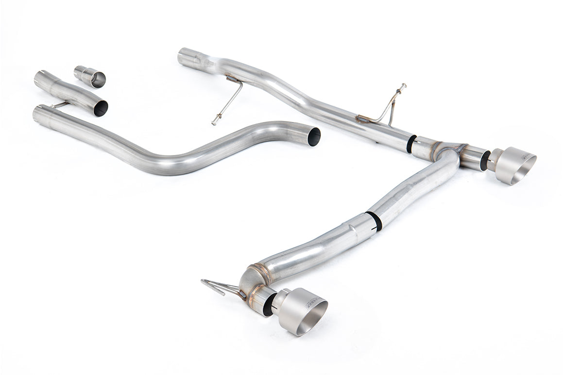 Ford Fiesta Mk8 1.0T Ecoboost St-Line 3 & 5 Door (155PS Hybrid OPF/GPF Models Only) - Maxton Designs Dual Outlet Kits Particulate Filter-back