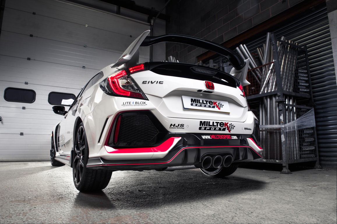 Honda Civic Type R FK8 2.0 i-VTEC (Both OPF/GPF & Non OPF/GPF Models) Cat-back – view 2