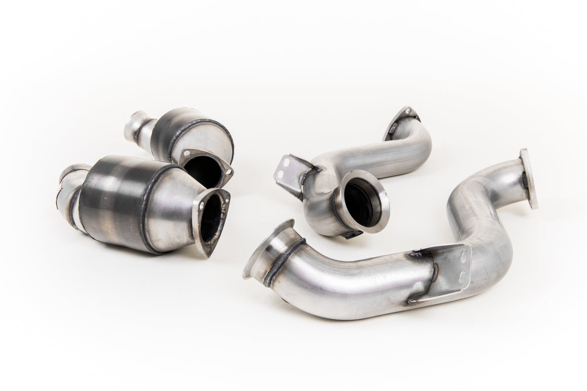 Mercedes C-Class C63 & C63 S (W205) Saloon 4.0 Bi-Turbo V8 (Non-GPF Models) Large Bore Downpipe – view 2